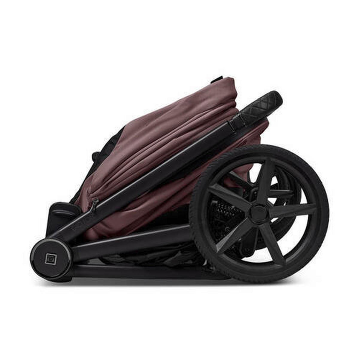 KOMBIKINDERWAGEN  Gio Fold ETPU  Tonka  - Schwarz/Mokka, Basics, Textil/Metall (120/58/92cm) - Moon Edition