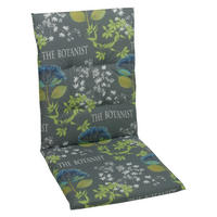 PERNĂ PENTRU SCAUN - albastru/verde, Design, textil (48/5/108cm)