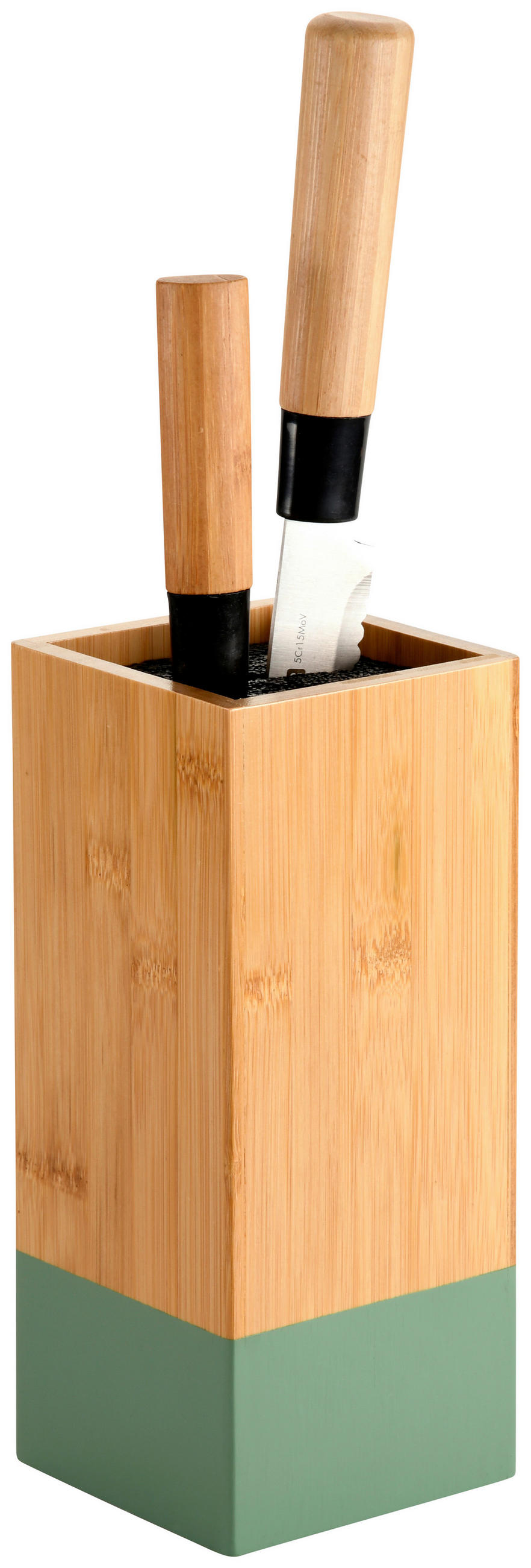 Messerblock Salbeigrün