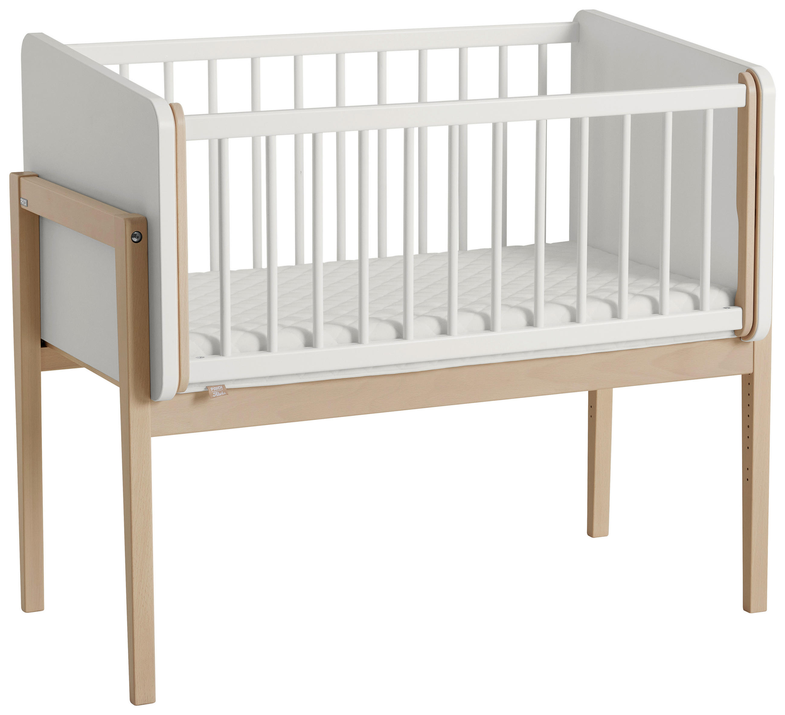BEISTELLBETT Little Cloud 99,40/109,70/56,90 cm  - Weiß, Basics, Holzwerkstoff (99,40/109,70/56,90cm) - Paidi