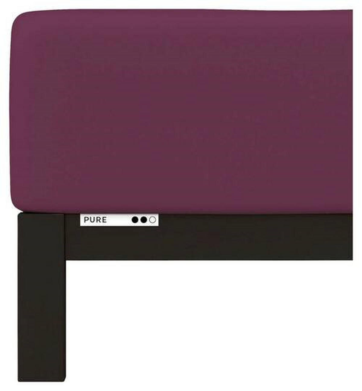 BOXSPRING-SPANNLEINTUCH 180-200/200-220 cm Jersey  - Beere, Basics, Textil (180-200/200-220cm) - Schlafgut