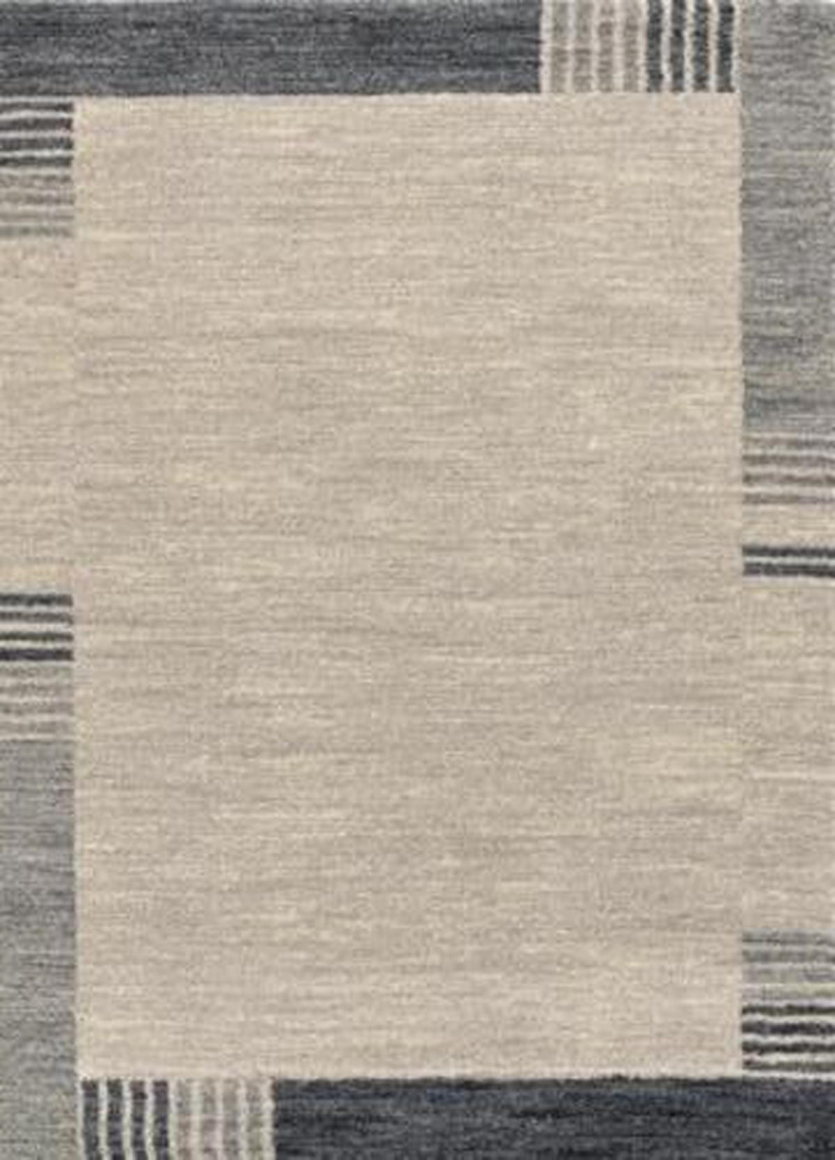 WEBTEPPICH 65/130 cm Palazzo Lobo Blau, Grau  - Blau/Grau, KONVENTIONELL, Textil (65/130cm) - Novel