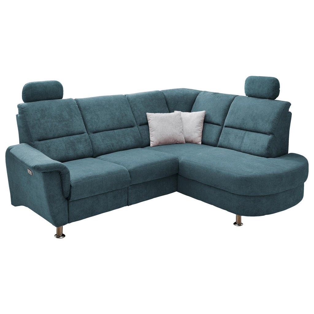Ecksofa Parole Hellblau S:231/184 Cm