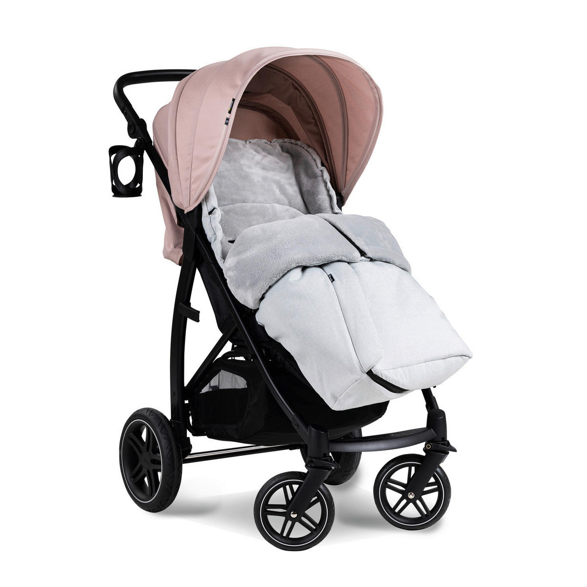 FUßSACK Pushchair Footmuff  - Grau, Basics, Textil (105/10/57cm) - Hauck