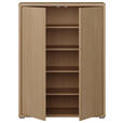 SCHUHSCHRANK 74,5/99,1/34,9 cm  - Eichefarben/Grau, MODERN, Holzwerkstoff/Kunststoff (74,5/99,1/34,9cm) - Carryhome