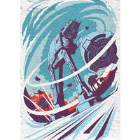 FOTOTAPETE CLASSIC CONCRETE HOTH  - Naturfarben, Design, Textil (200/280cm) - Star Wars