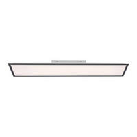 LED-PANEEL 119,5/29,5/7 cm  - Schwarz, Basics, Kunststoff/Metall (119,5/29,5/7cm)