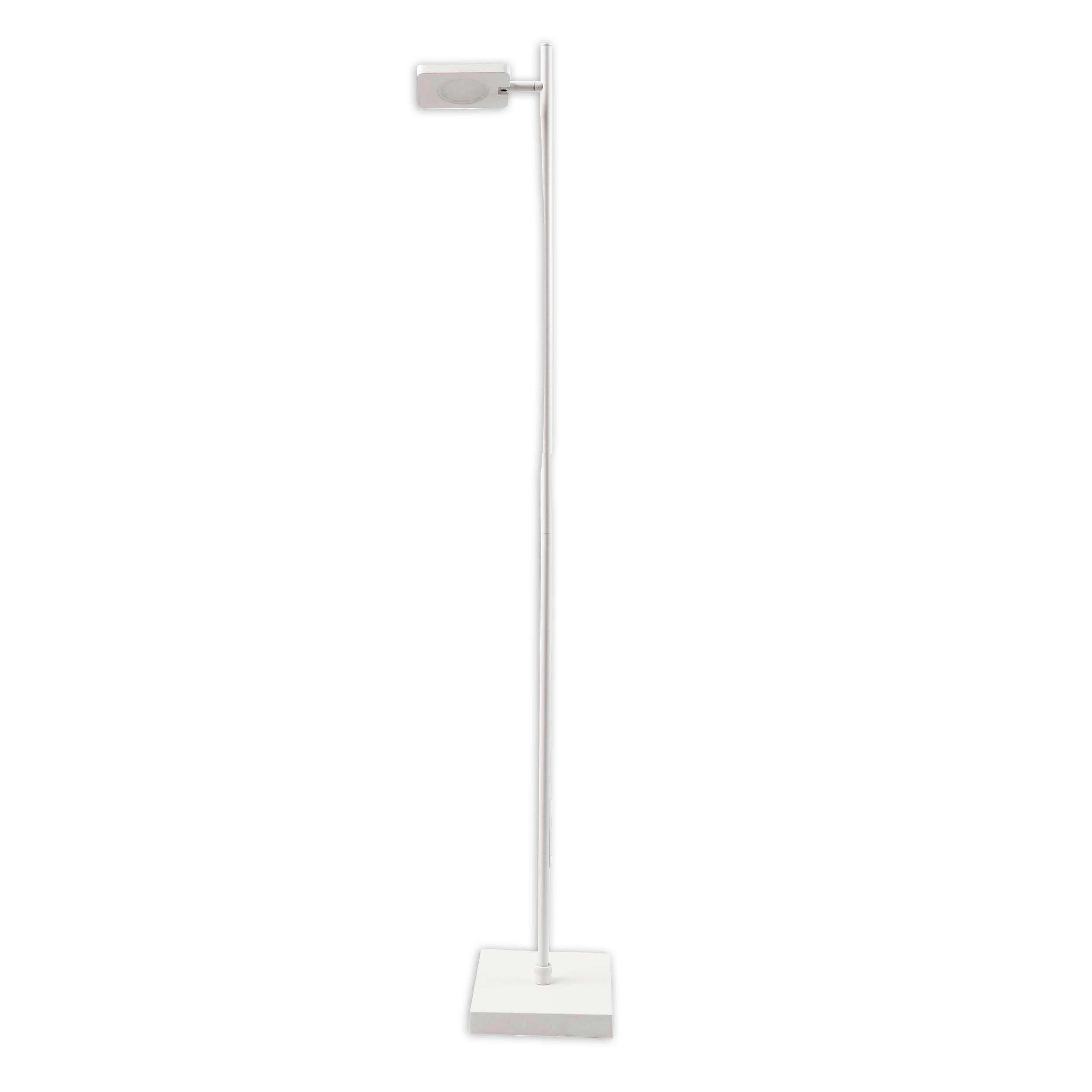 LED-STEHLEUCHTE 27/20/135 cm    - Weiß, KONVENTIONELL, Metall (27/20/135cm) - Näve