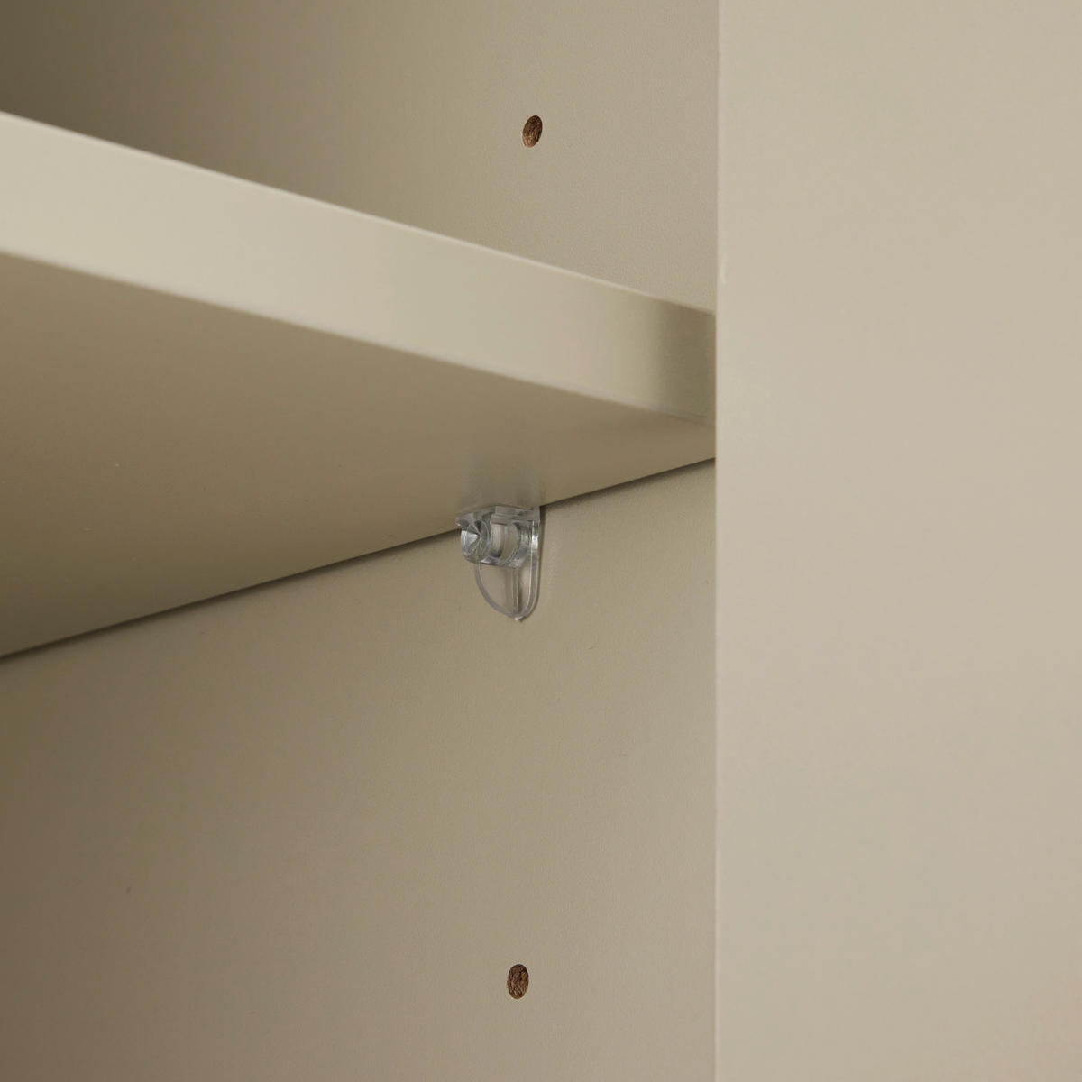 VITRINE  in Seidengrau  - Seidengrau, Design, Glas/Holzwerkstoff (80/103/35cm) - Xora