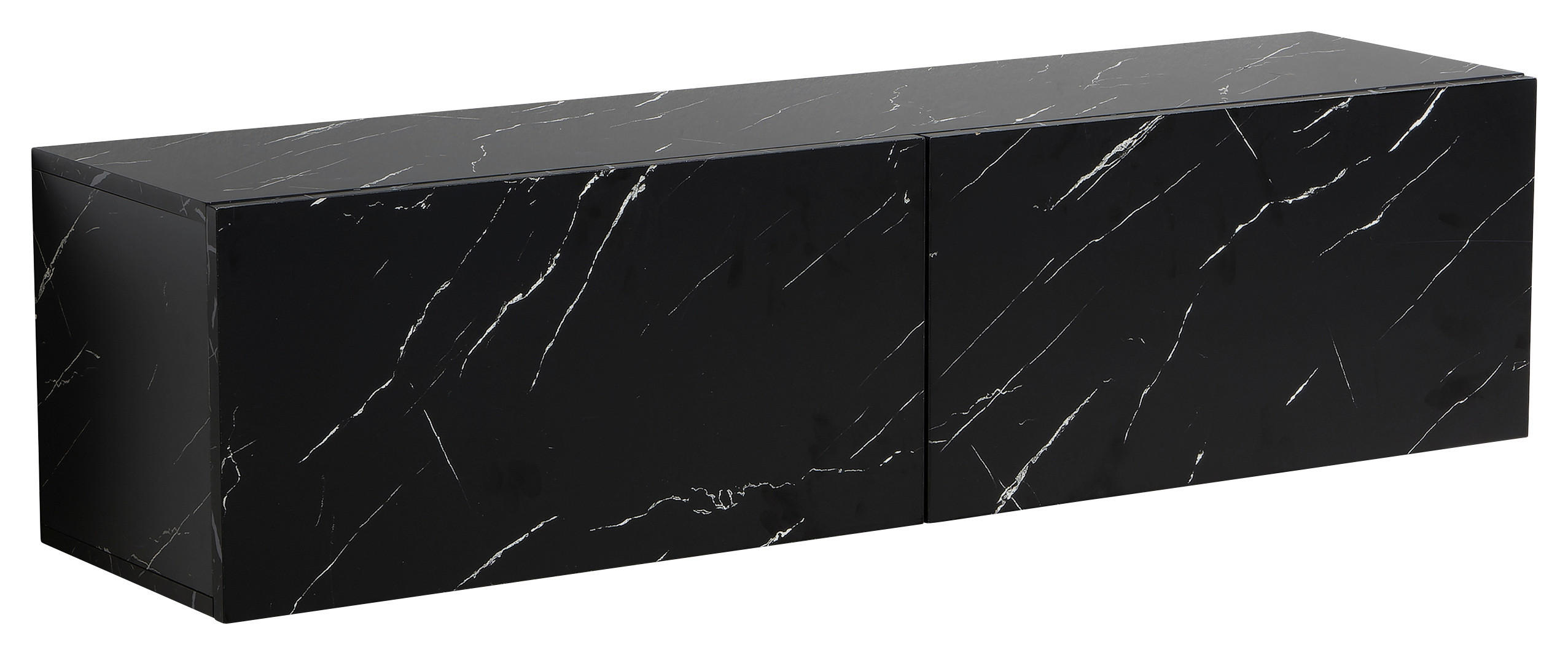 MID.YOU NÍZKÁ KOMODA, černá, 120/30/30 cm
