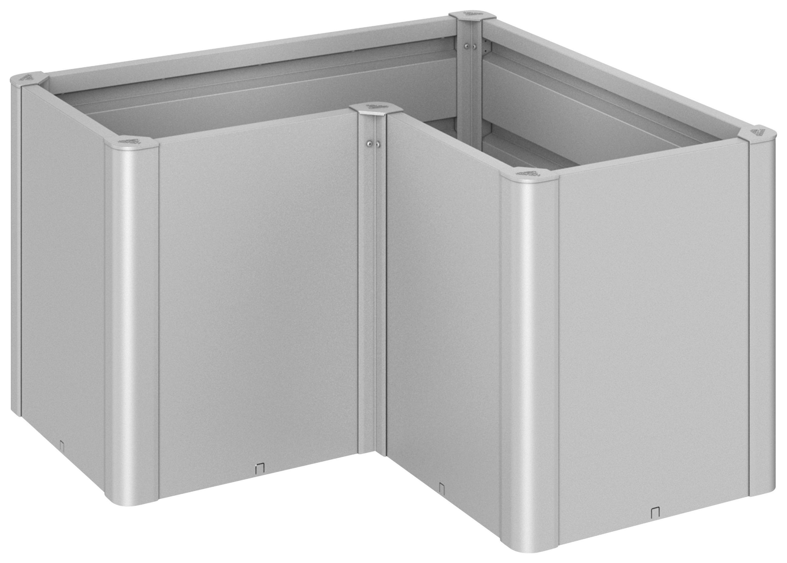 Biohort Hochbeet Belvedere Silber 102x102 cm