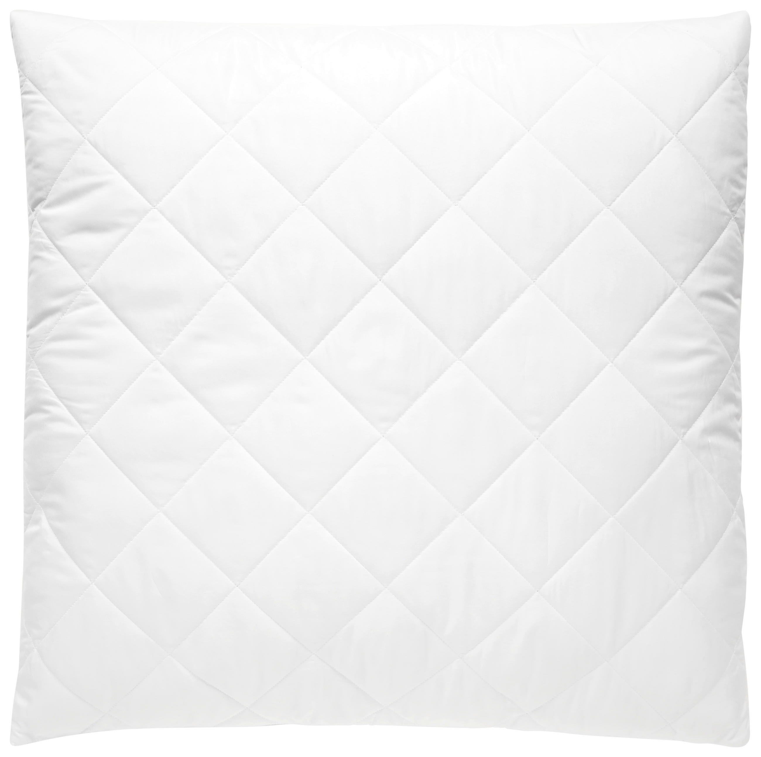 KOPFPOLSTER 80/80 cm Faserbällchen  - Weiß, Basics, Textil (80/80cm)