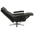 RELAXSESSEL in Textil Schwarzbraun  - Schwarzbraun/Schwarz, Design, Textil/Metall (68/117/85cm) - Cantus