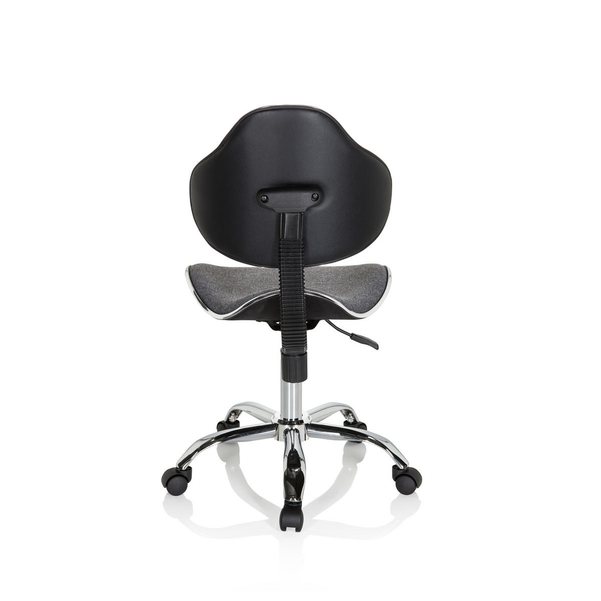 JUGENDDREHSTUHL Grau  - Grau, Basics, Kunststoff (47/87-98/49cm)