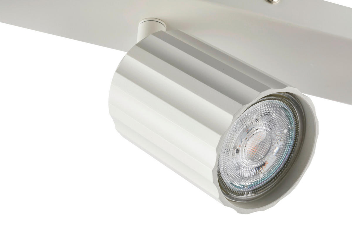 STRAHLER 32,5/8,5/8,5 cm   - Weiß, Design, Kunststoff/Metall (32,5/8,5/8,5cm) - Briloner