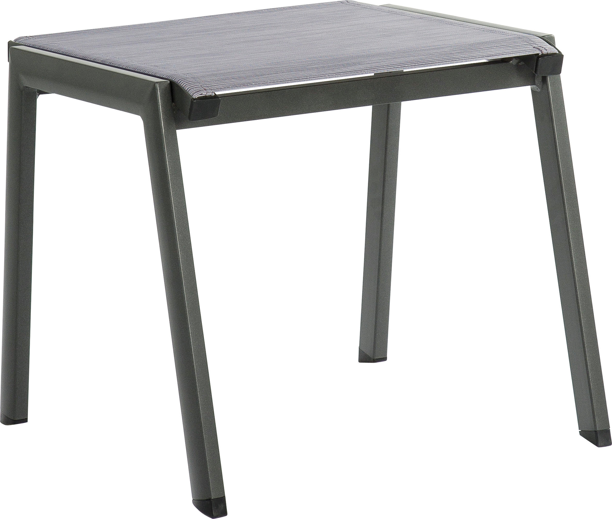 STAPELHOCKER Anthrazit, Silberfarben  - Anthrazit/Silberfarben, Design, Textil/Metall (51/45/53,5cm) - Stern