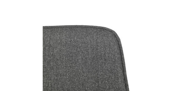 DREHSTUHL Flachgewebe Anthrazit  - Anthrazit/Schwarz, Design, Kunststoff/Textil (65/93-98/63,5cm) - Hom`in