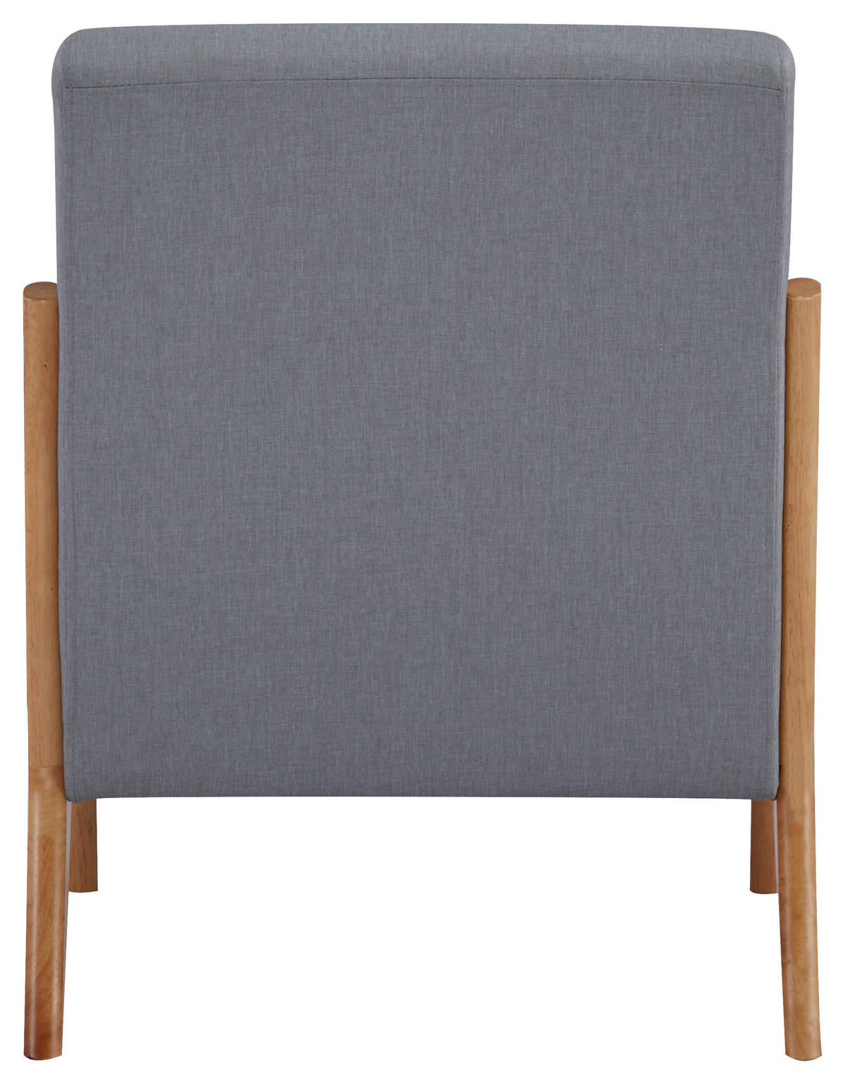 SESSEL in Webstoff Grau  - Naturfarben/Grau, Modern, Holz/Textil (73/76/60cm) - Livetastic