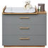 WICKELKOMMODE Till - Taupe/Buchefarben, Design, Holzwerkstoff (117/104/78cm) - Jimmylee WICKELKOMMODE Till - Taupe/Buchefarben, Design, Holzwerkstoff (117/104/78cm) - Jimmylee
