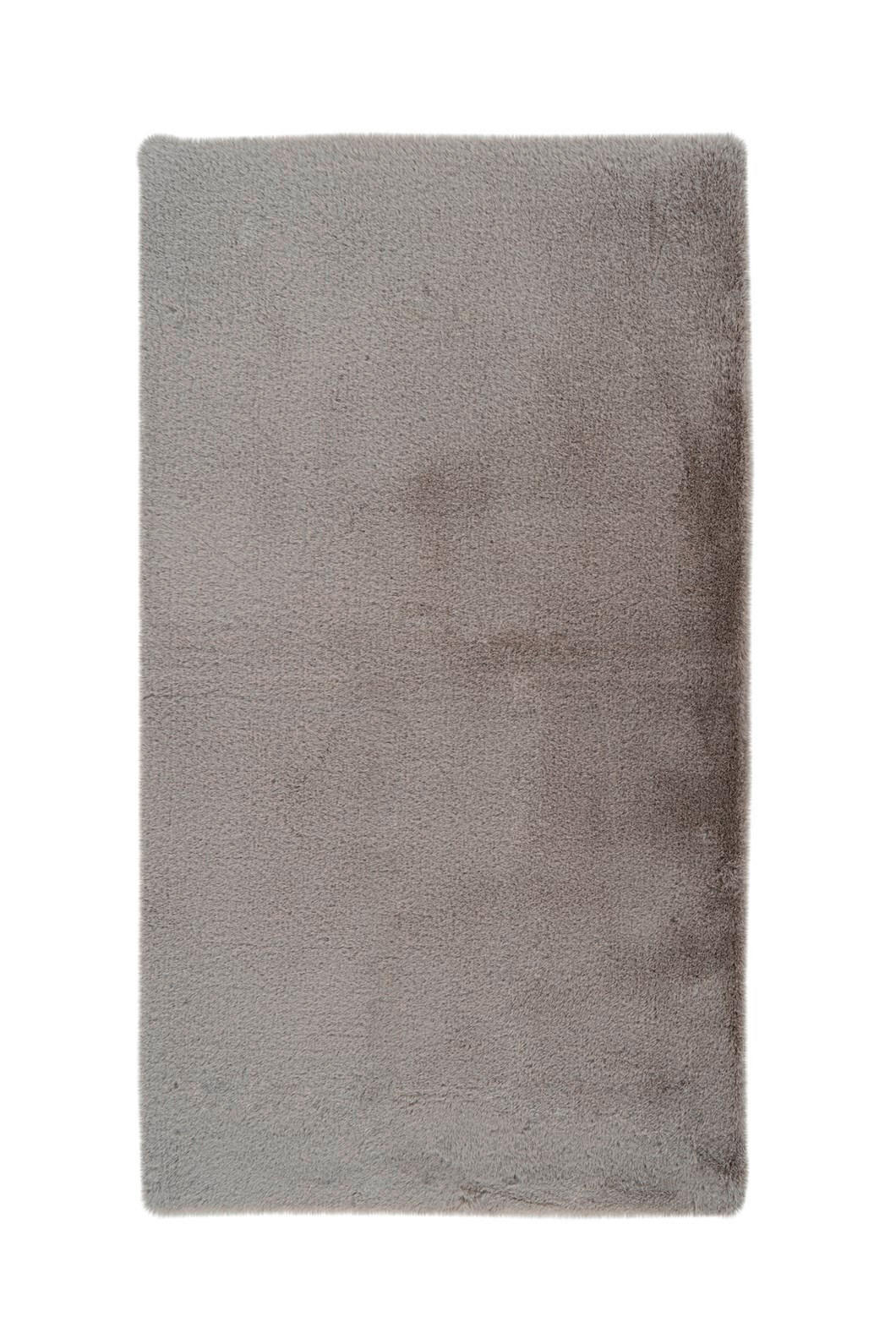 BADEMATTE 50/90 cm Hellgrau  - Hellgrau, KONVENTIONELL, Kunststoff/Textil (50/90cm)