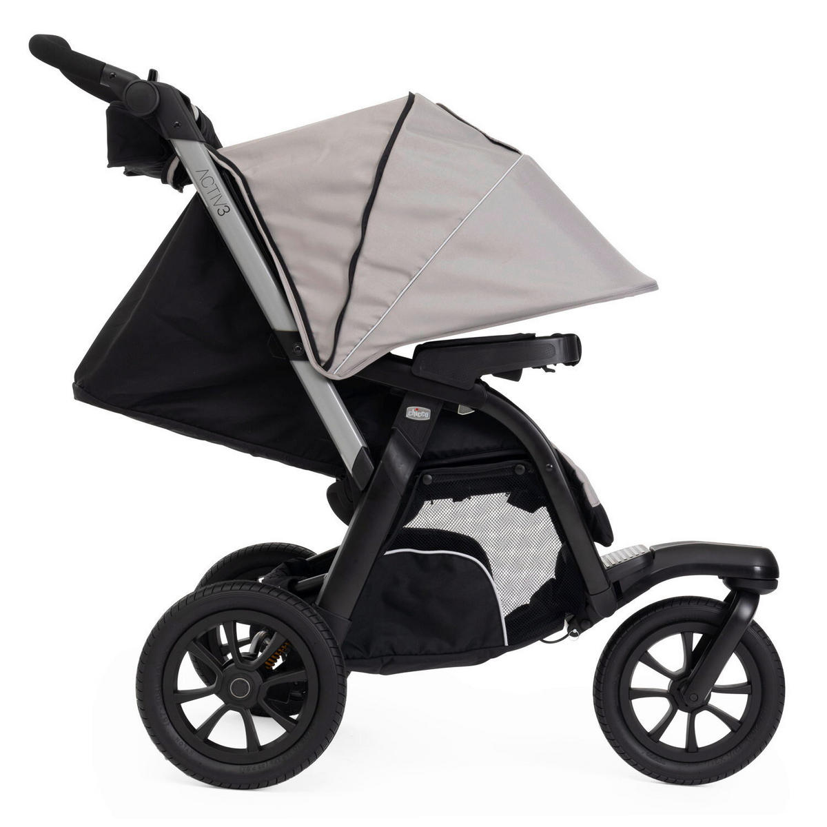 BUGGY  - Haselnussfarben, Basics, Textil/Metall (64/116/121,5/102/113cm) - Chicco