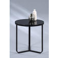 COUCHTISCH in Metall 50/50/50 cm  - Schwarz, Design, Glas/Metall (50/50/50cm) - Xora