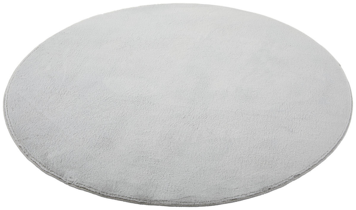 HOCHFLORTEPPICH 120 cm Silberfarben  - Silberfarben, Basics, Textil (120cm) - Novel