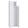 AKTENSCHRANK Weiß  - Weiß, MODERN, Holzwerkstoff (70/223/39cm) - MID.YOU