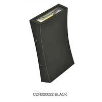 ZIDNA SVJETILJKA VANJSKA  - crna, Design, metal (14,30/4/23cm)