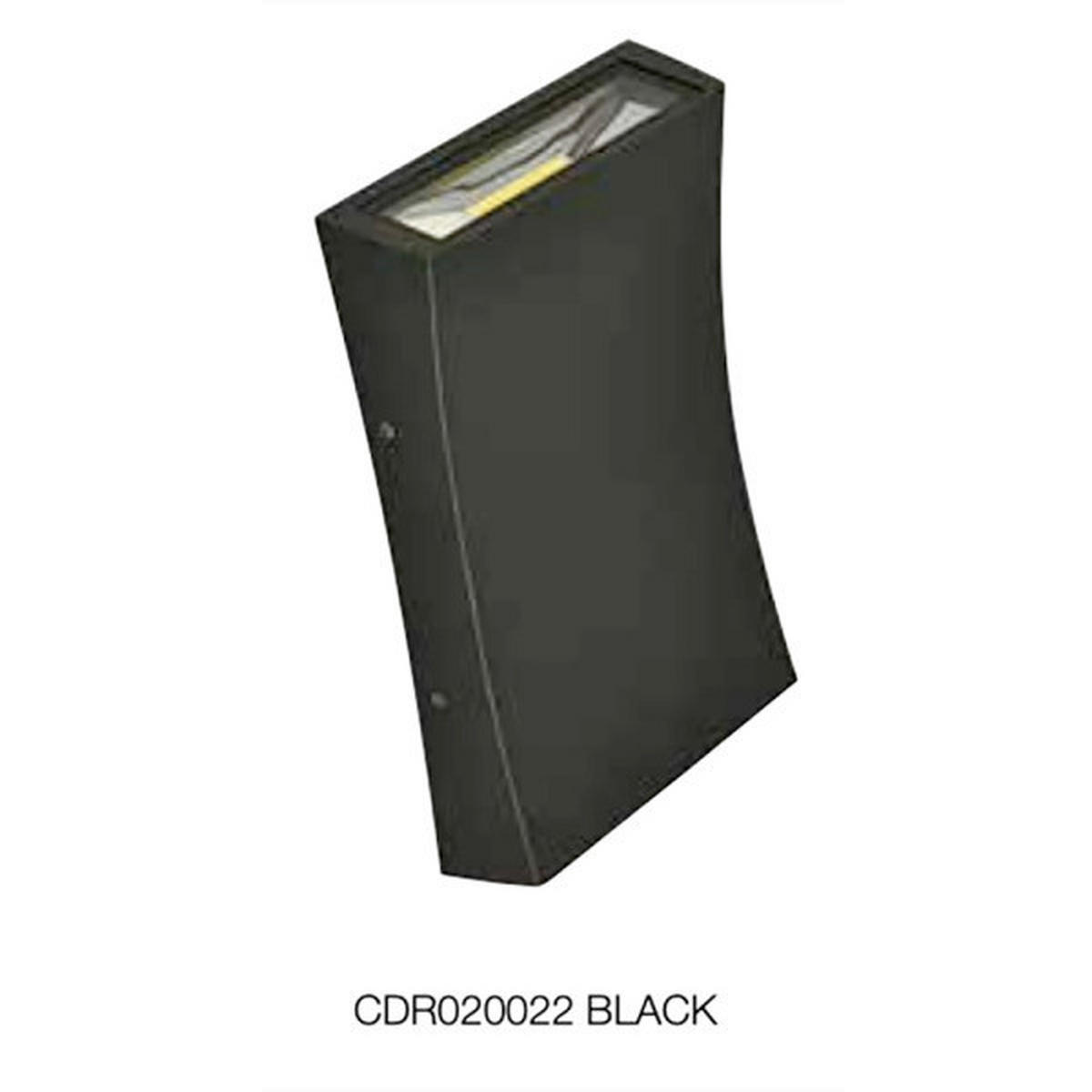 ZIDNA SVJETILJKA VANJSKA  - crna, Design, metal (14,30/4/23cm)