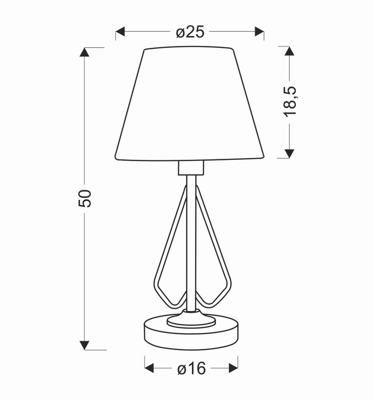 BORDSLAMPA Morley 16/25/26 cm   - vit/svart, Basics, metall/plast (16/25/26cm)