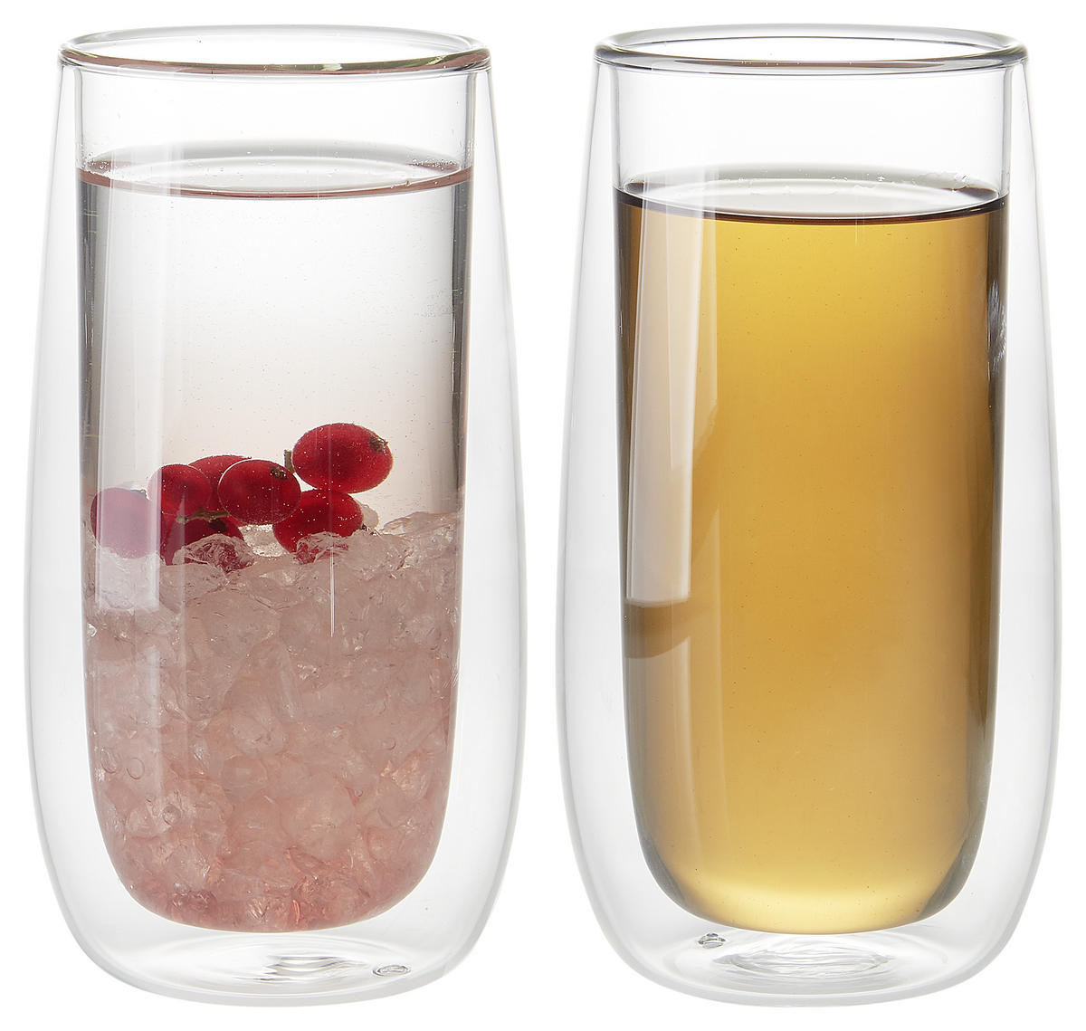 TEEGLAS  2-teilig  - Klar, Design, Glas (6,5/15cm) - Novel