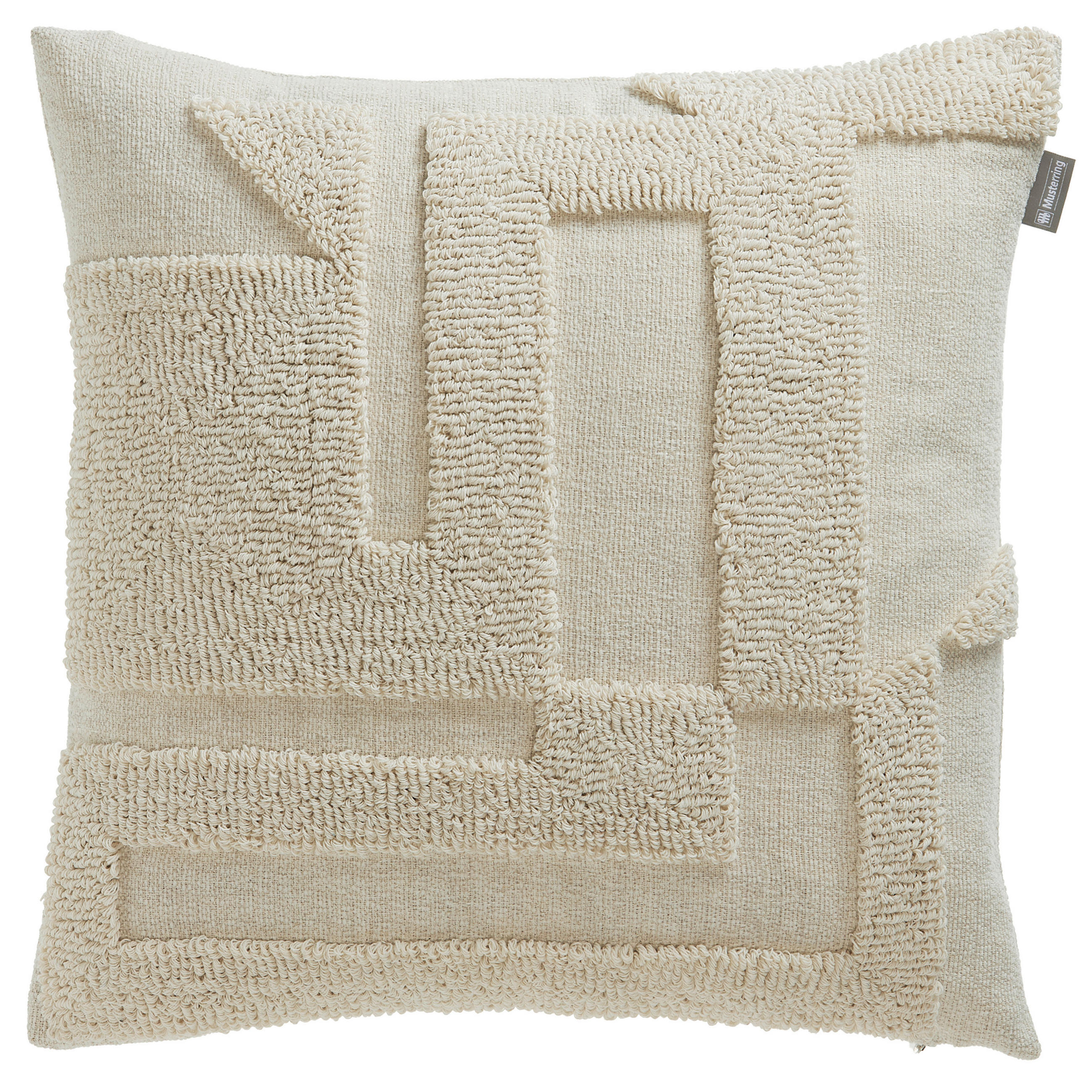 KISSENHÜLLE MR-Slow offwhite 45/45 cm  - Beige/Creme, Design, Textil (45/45cm) - Musterring