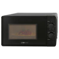 MIKROWELLE MW 791 schwarz 20L 700W  - Schwarz, Basics, Kunststoff (45/25,5/34,5cm) - Clatronic