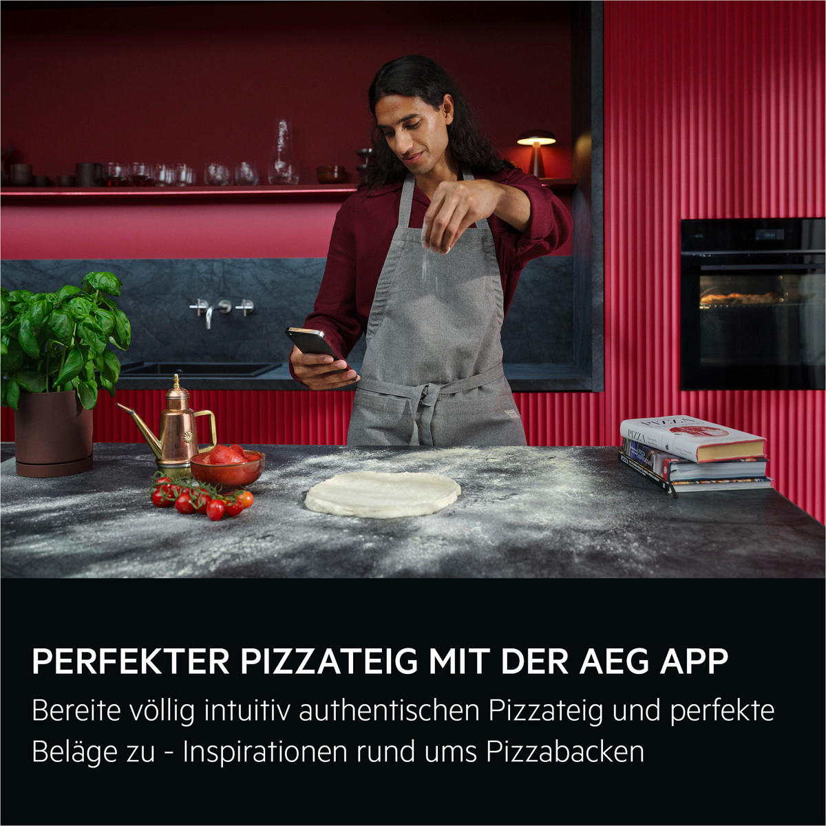 EINBAUBACKOFEN BP6150T  - Schwarz, Basics (56/59/55cm) - AEG