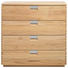 KOMMODE Kernbuche massiv Buchefarben - Buchefarben, Design, Holz (90/89,7/46cm) - LINEA NATURA