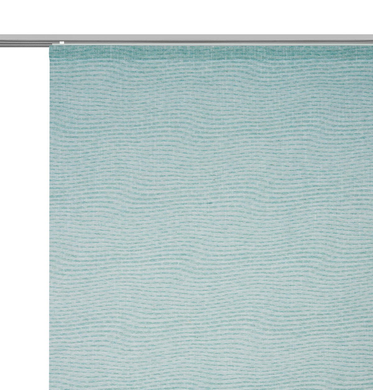 FLÄCHENVORHANG   halbtransparent  60/255 cm   - Petrol, Design, Textil (60/255cm) - Novel