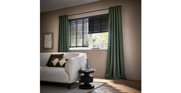 FERTIGVORHANG blickdicht  - Grün, Basics, Textil (135/245cm) - Esposa