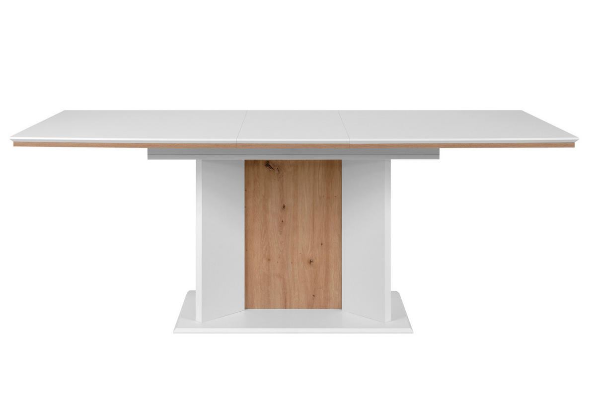 ESSTISCH in Holzwerkstoff 160/90/76 cm  - Weiss/Eiche Artisan, Modern, Holzwerkstoff (160/90/76cm) - MID.YOU