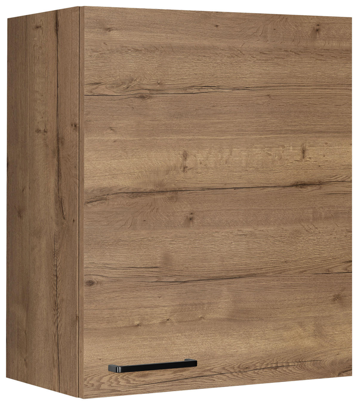 KÜCHENOBERSCHRANK 60/72/35 cm  in Eiche dunkel  - Eiche dunkel/Schwarz, MODERN, Holzwerkstoff/Metall (60/72/35cm) - Nobilia