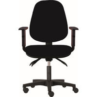 OTOČNÁ STOLIČKA PRE MLÁDEŽ, čierna - čierna, Konventionell, kov/textil (47/104-116/47cm) - Xora