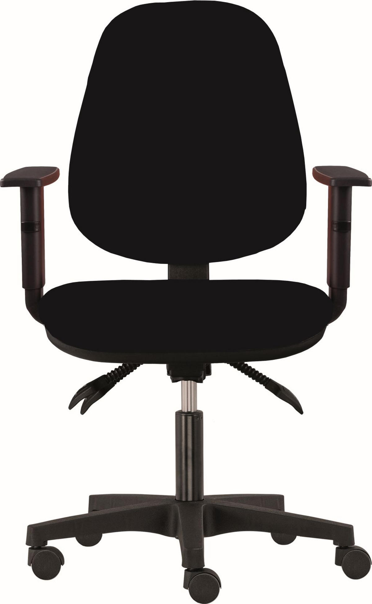 OTOČNÁ ŽIDLE PRO MLADÉ, černá - černá, Konvenční, kov/textil (47/104-116/47cm) - Xora