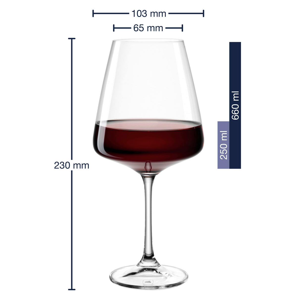 POHÁRKÉSZLET Paladino 12 részes  - átlátszó, Design, Üveg - Leonardo