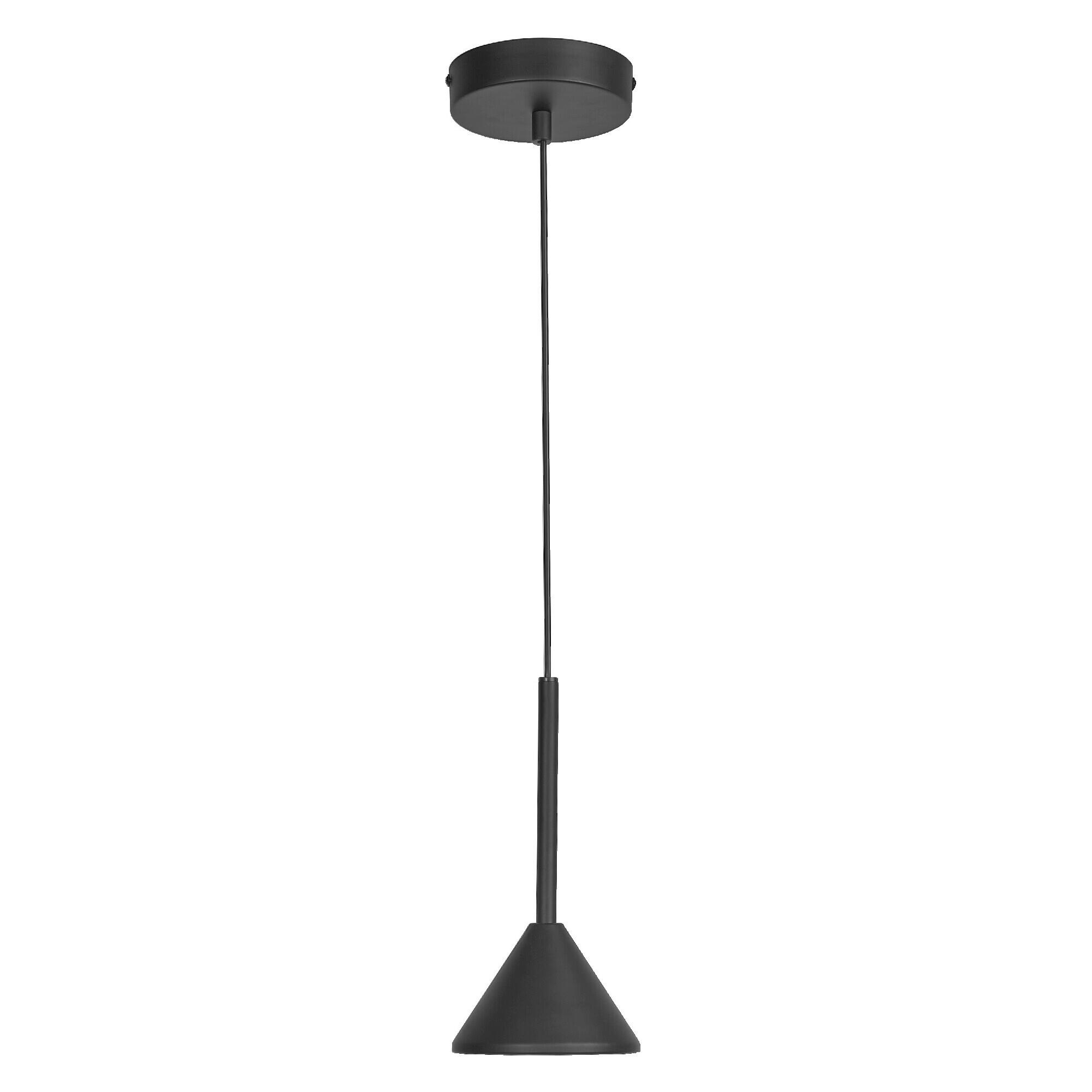 LED-HÄNGELEUCHTE 12/150 cm  - Schwarz, Basics, Metall (12/150cm) - Osram