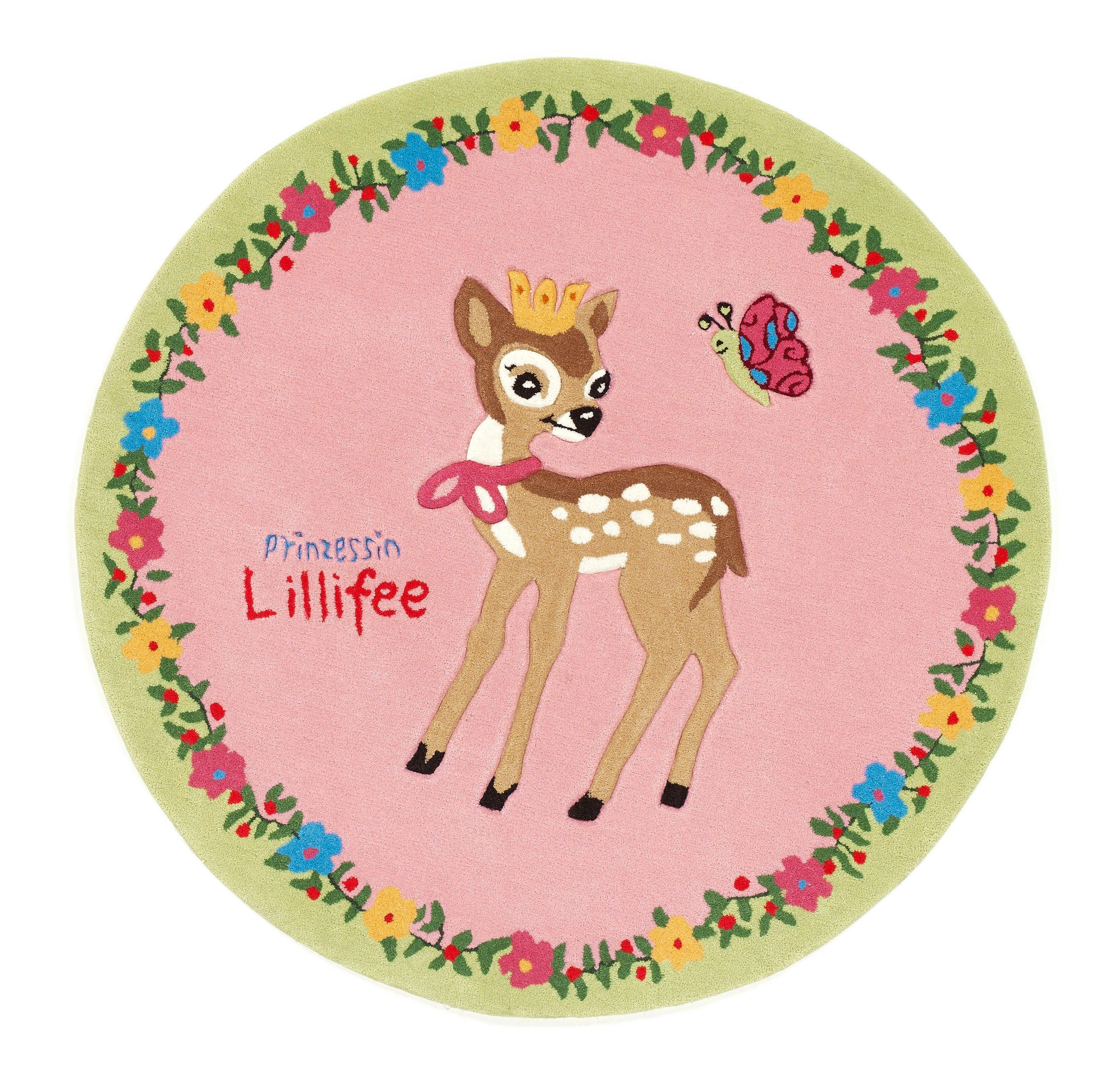 KINDERTEPPICH 130 cm Prinzessin Lillifee  - Hellrosa, Trend, Textil (130cm)