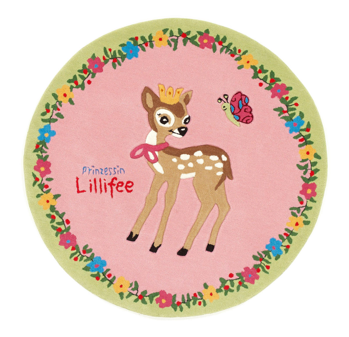 KINDERTEPPICH 130 cm Prinzessin Lillifee  - Hellrosa, Trend, Textil (130cm)