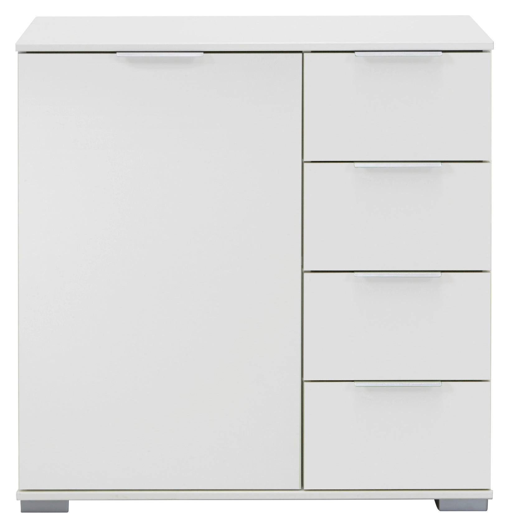 KOMMODE 81/83/41 cm in - Silberfarben, Konventionell, Holzwerkstoff (81/83/41cm) - MID.YOU