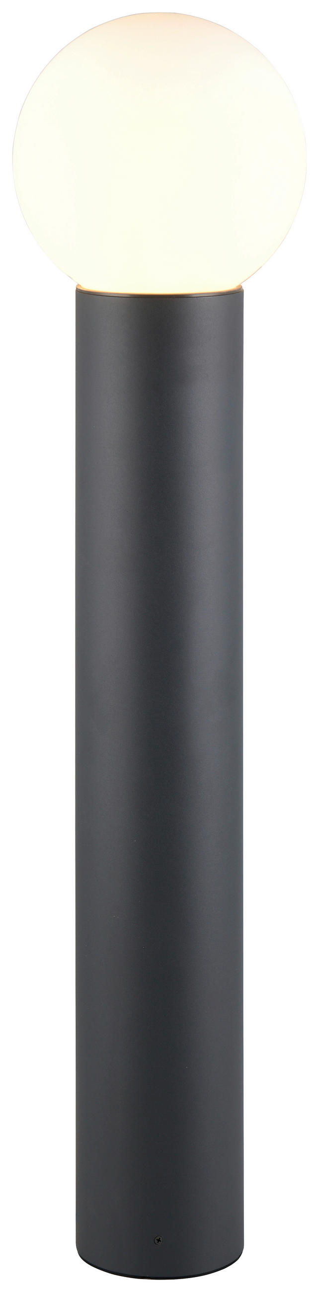 WEGELEUCHTE Mures 18/80 cm  - Anthrazit/Weiß, Design, Glas/Metall (18/80cm) - Trio Leuchten