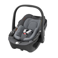 BABYSCHALE Pebble 360 Luxe Twillic Grey   - Dunkelgrau/Anthrazit, Basics, Kunststoff/Textil - Maxi-Cosi