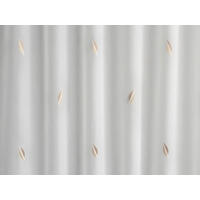 MATERIJAL ZA ZAVESE braon, bela - bela/braon, Osnovno, tekstil (175cm)